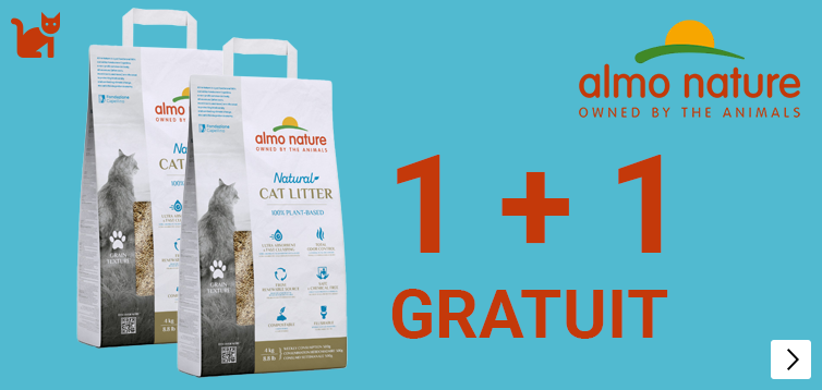 Almo Nature kattenbakvulling 1+1 gratis